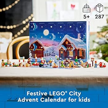 LEGO City 2022 Advent Calendar 60352 Building Toy Set for Kids, Boys and Girls Ages 5+; Includes ... | Amazon (US)