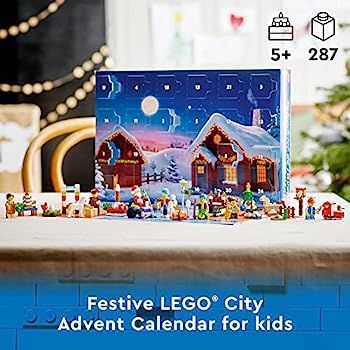 LEGO City 2022 Advent Calendar 60352 Building Toy Set for Kids, Boys and Girls Ages 5+; Includes ... | Amazon (US)