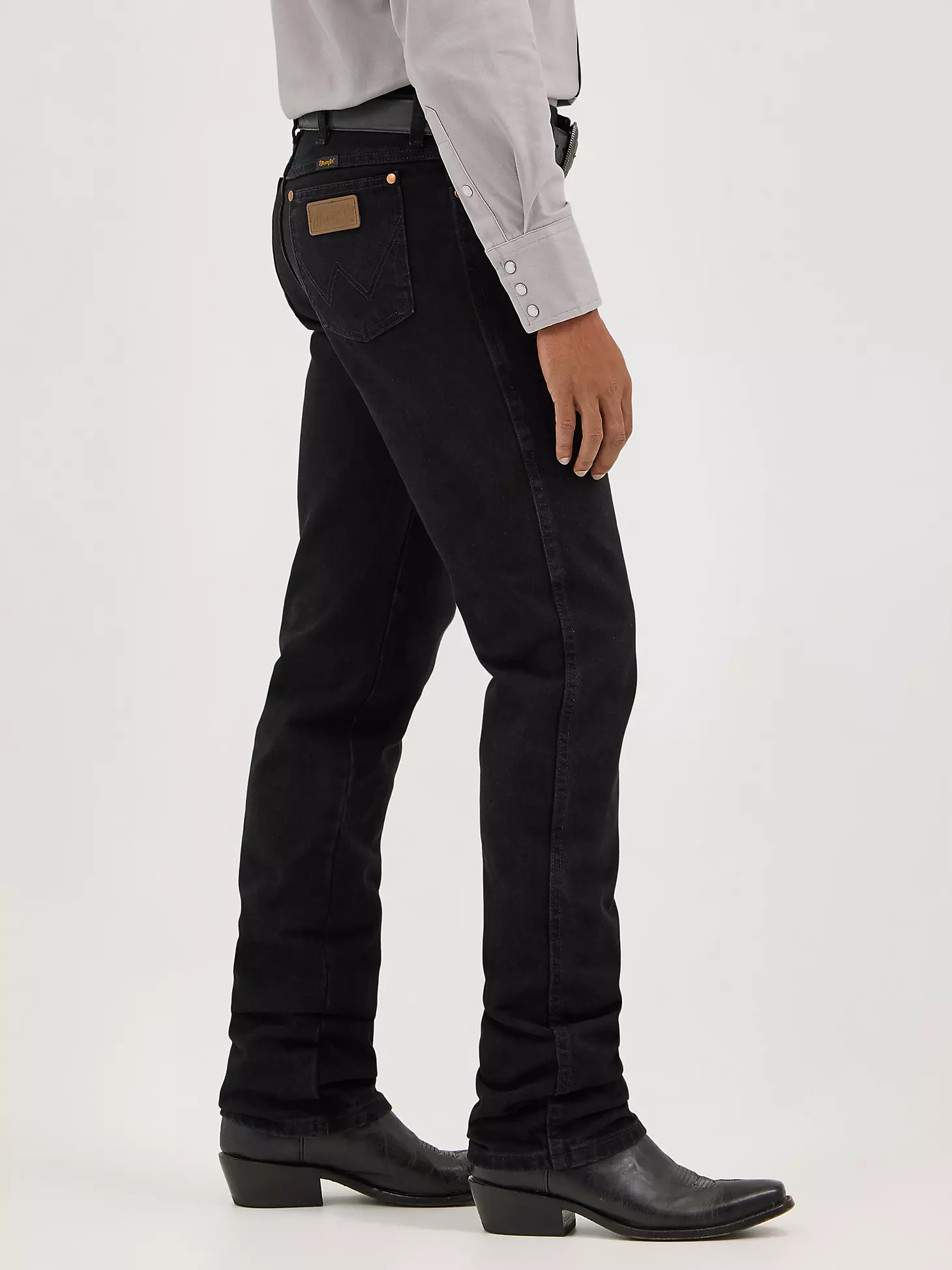 Wrangler® Cowboy Cut® Slim Fit Jean in Shadow Black | Wrangler