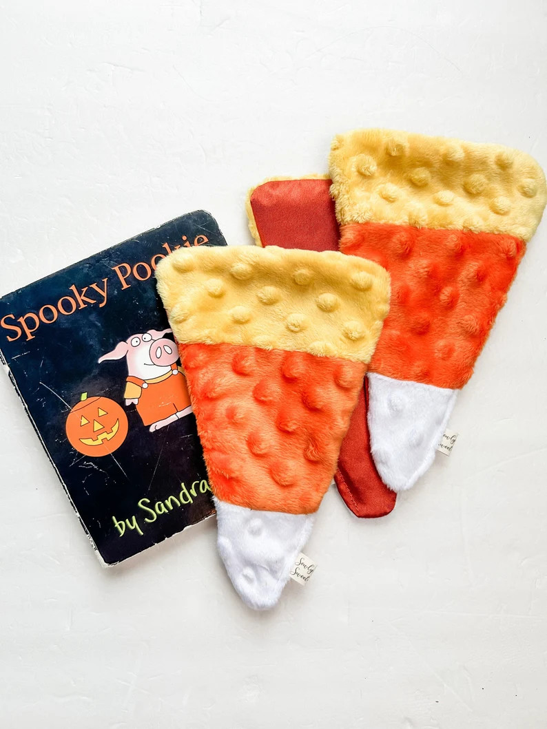 Candy Corn Toy, Baby Crinkle Toy, Halloween Baby Toy, Tummy Time, Baby Sensory, First Halloween B... | Etsy (US)