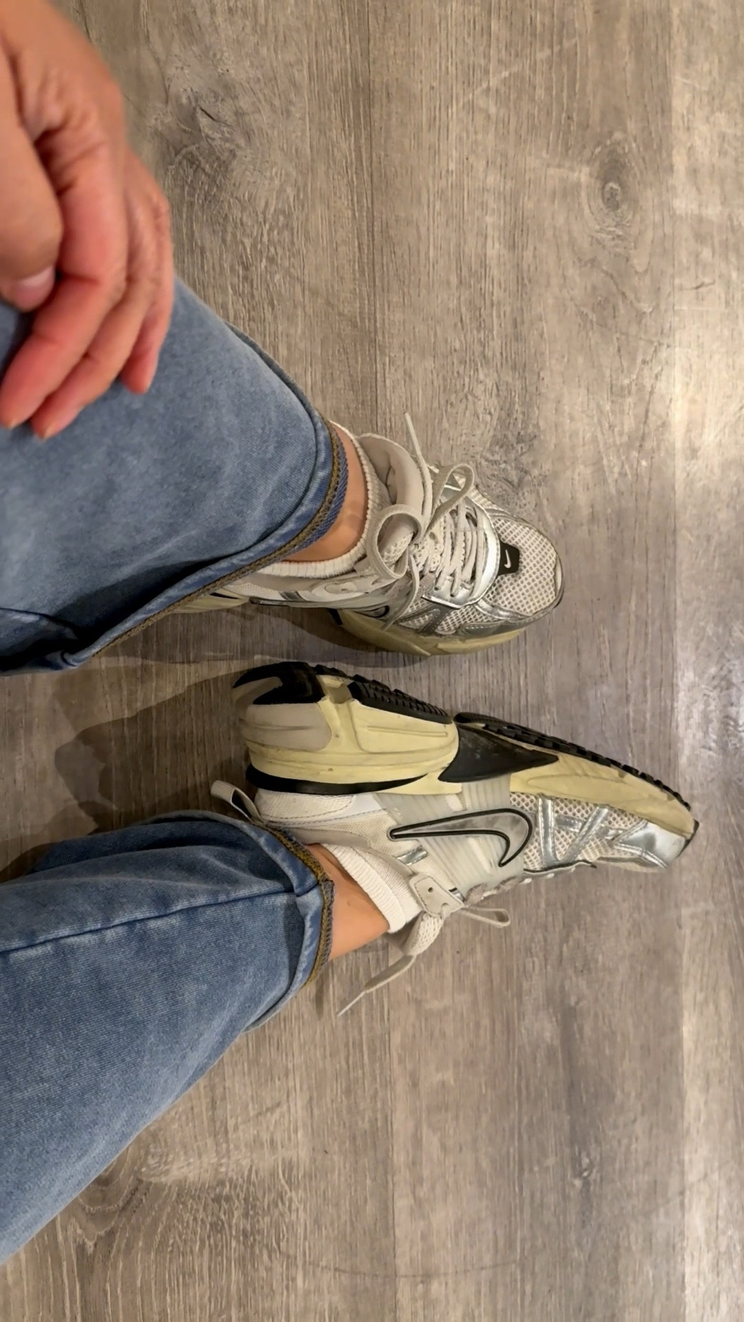 What I Wore to Dance Class Nike V2K Silver Sneakers

There is something about stepping into a choreography class that calls for energy, confidence, and shoes that can keep up with every move.

I wore my silver Nike V2K sneakers and they were exactly the balance of grounded and fun. Supportive enough for learning combos and transitions, but still a fashion statement that makes the whole look feel styled the second you walk in.

The silver adds a little shine and personality, especially paired with an all black set or relaxed dance layers. They feel athletic, but elevated. Functional, but still very much part of the outfit.

Movement feels different when you feel good in what you are wearing. These are the pair I reach for when I want comfort, rhythm, and style all in one.

fall workout outfit | dance class outfit | silver sneaker outfit | nike v2k outfit women | athleisure street style

#ootd #athleisurestyle #danceclassoutfit #sneakerstyle #streetstyle

#LTKActive #LTKdayinmylife #LTKootd