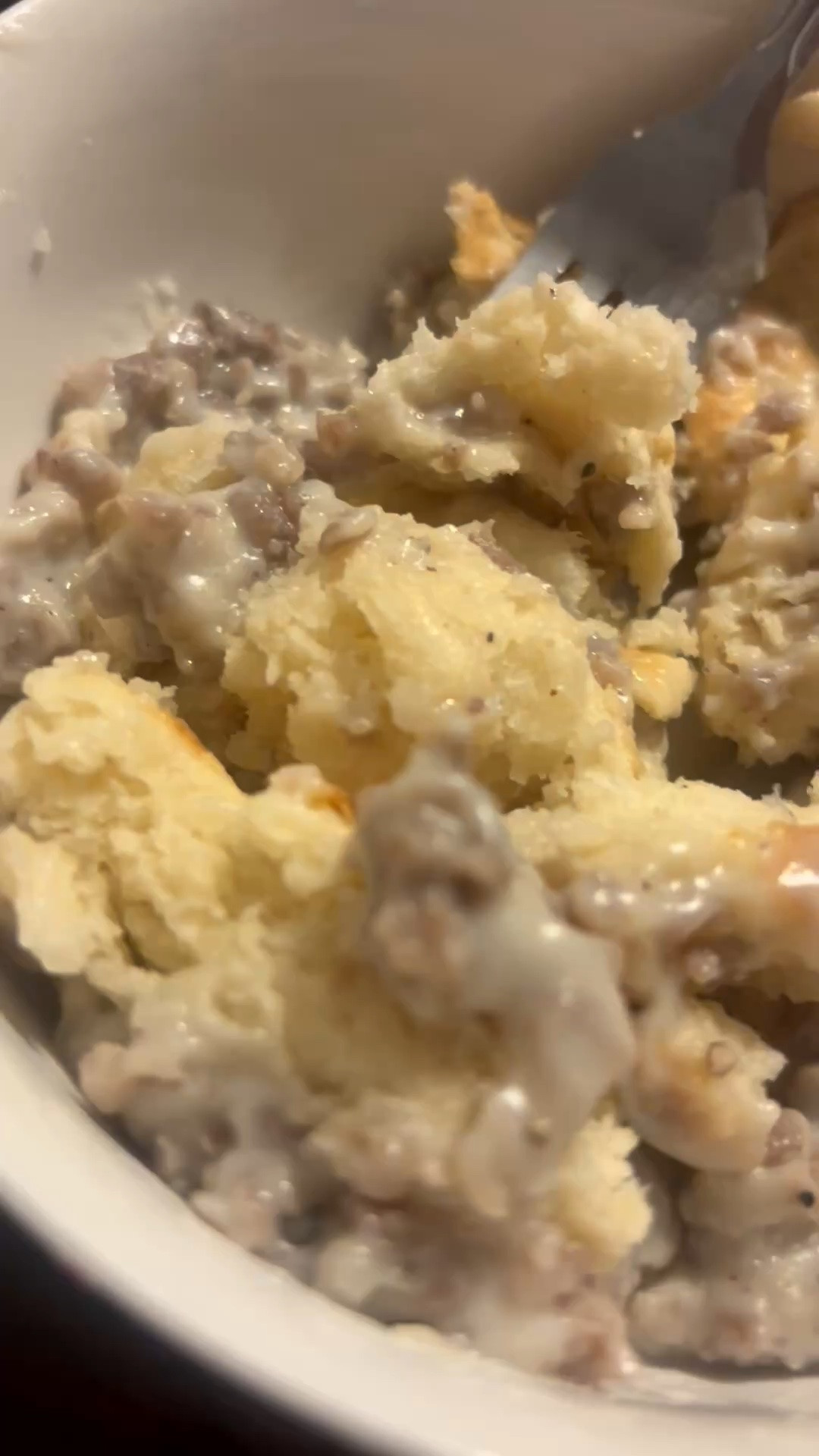 Homemade biscuits and gravy!

#LTKdayinmylife