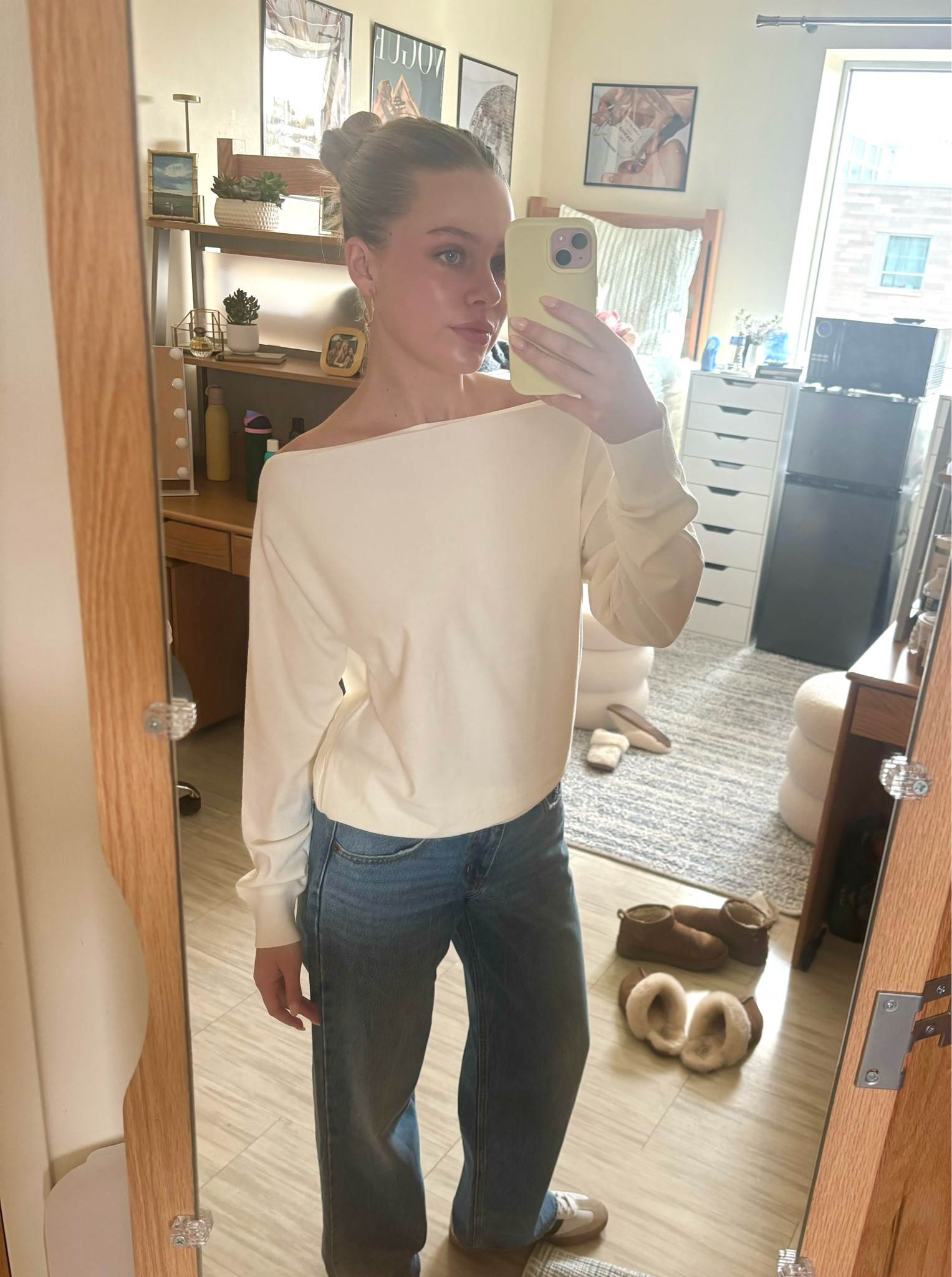 Fall transitional outfit 🍁🍁

Sweater - XS
bottoms - 26x30 (size up one for low rise)
Shoes - 8.5

#LTKSeasonal #LTKFallSale #LTKOver40