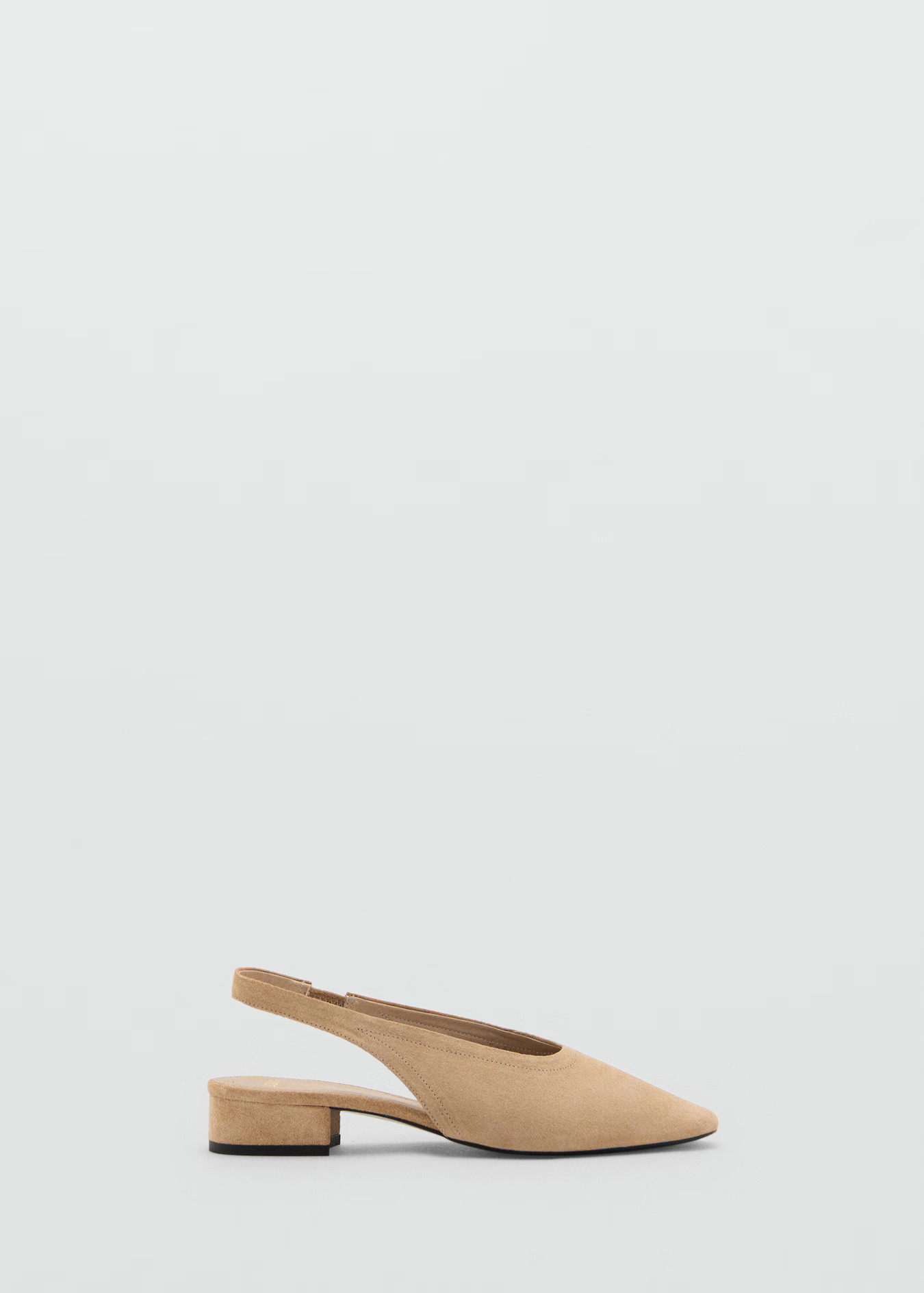 Block heel leather shoes | MANGO (UK)