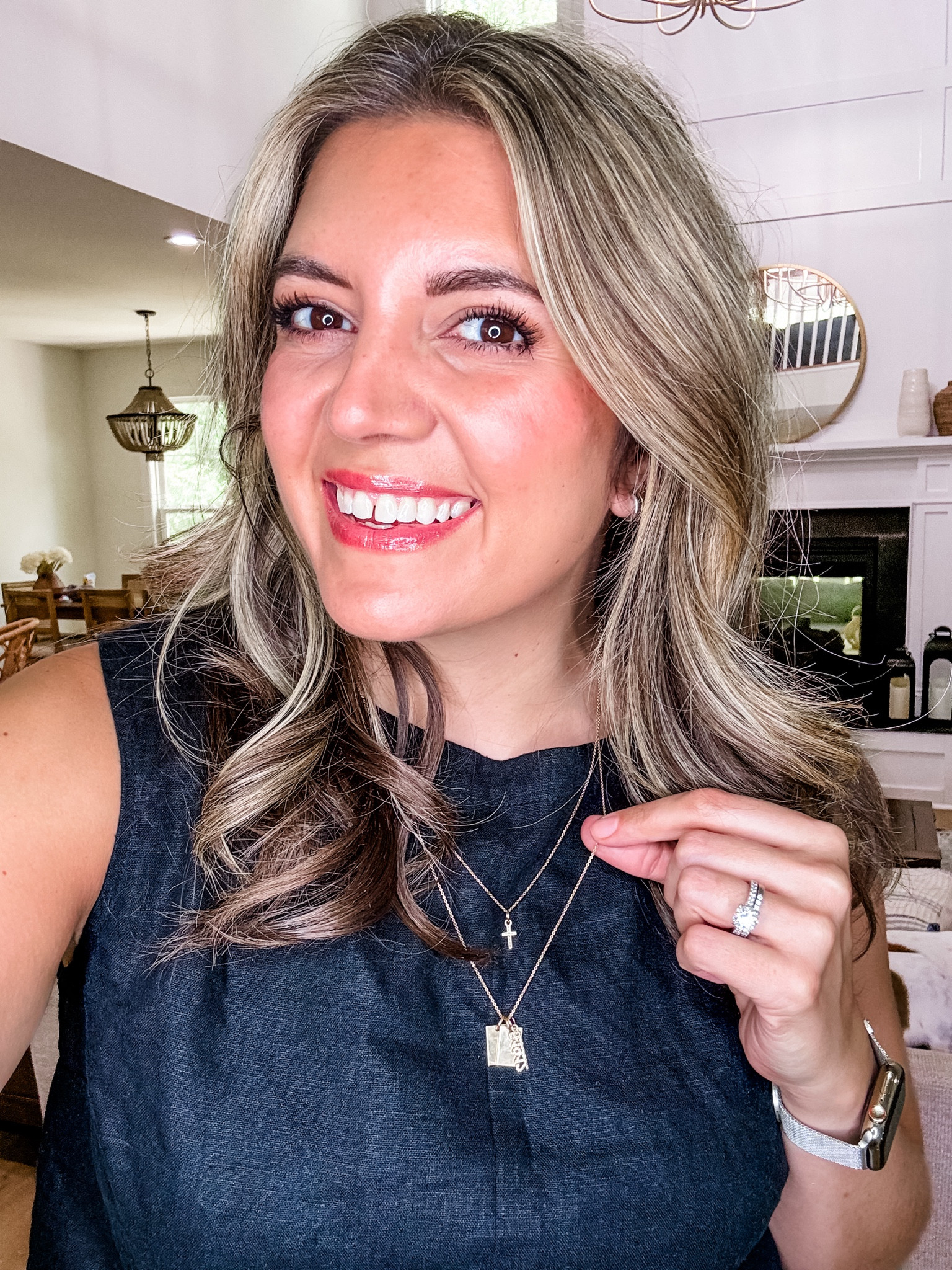 The best hack for layering necklaces! Layered necklace clasp. 

#LTKstyletip #LTKfindsunder50