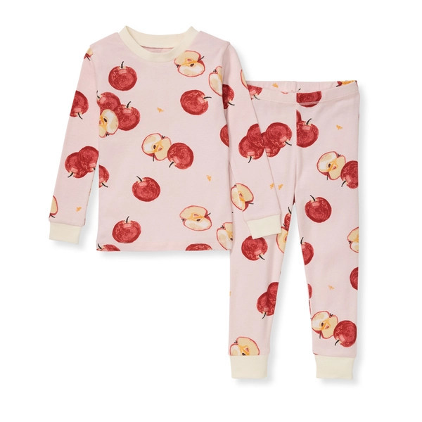Apple Orchard Organic Cotton Pajamas - 2-Piece 12M | Burts Bees Baby