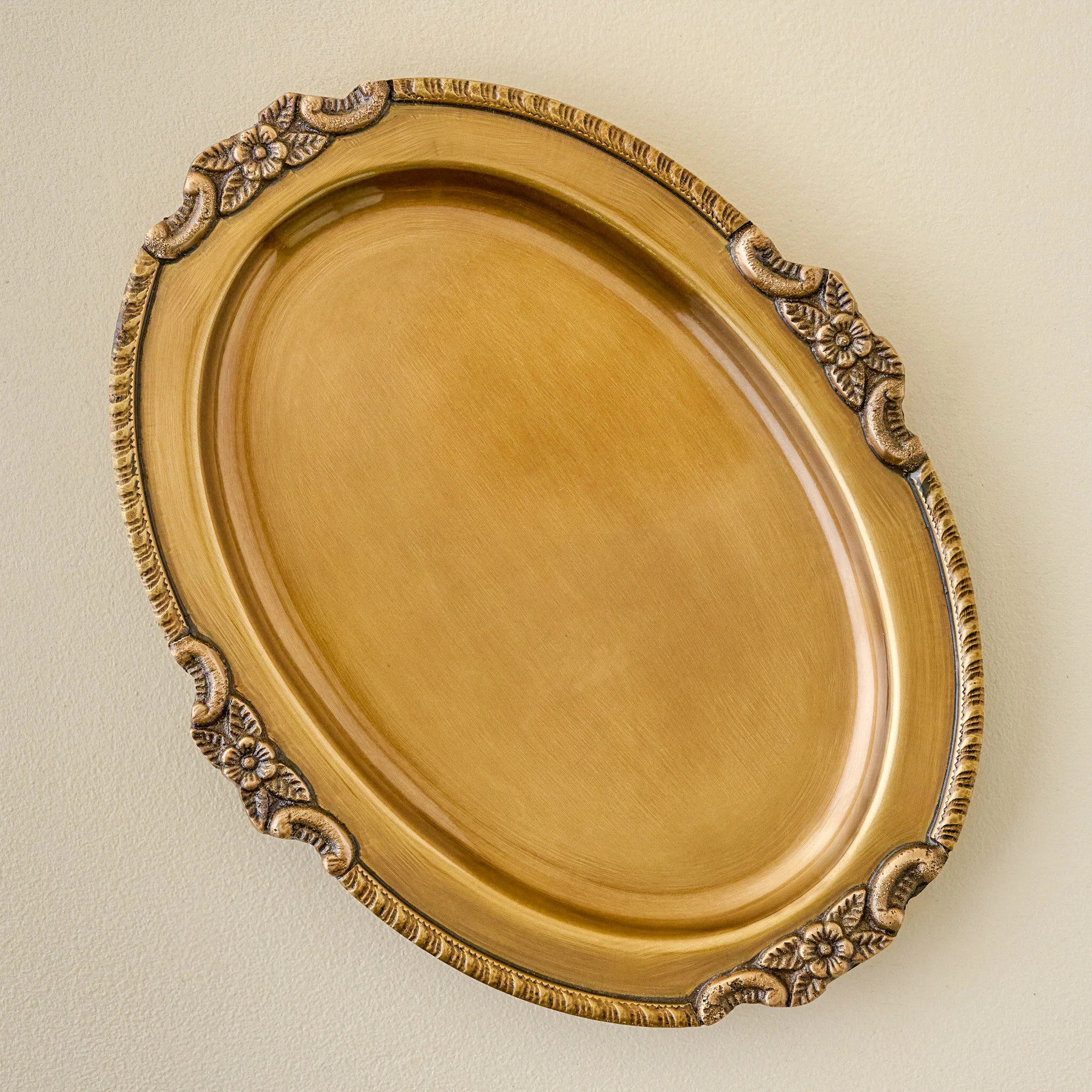 Giselle Antiqued Brass Tray | Magnolia