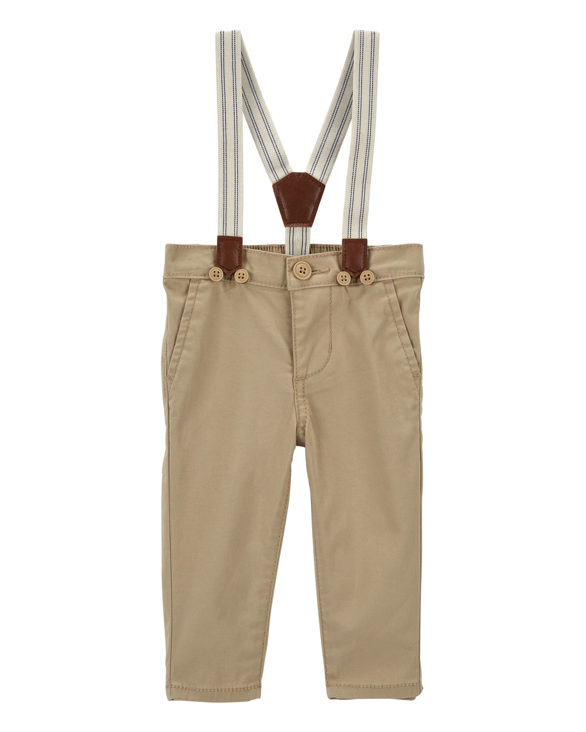 Baby Twill Suspender Pants - OshKosh | Carter's | Carter's Inc