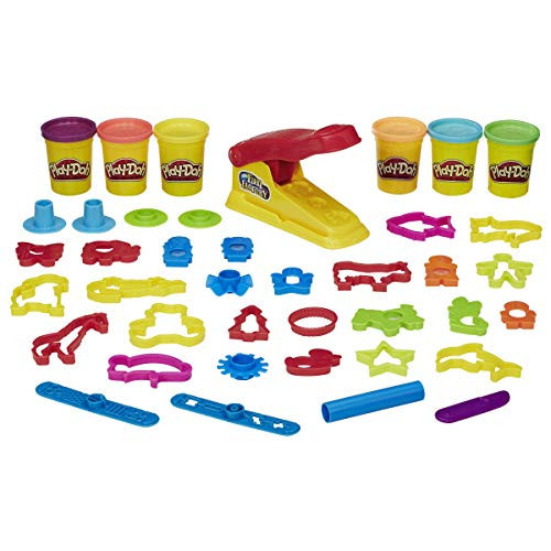 Play-Doh Fun Factory Deluxe Set, 31 Tools & 6 Cans, Back to School Gifts & Prizes, Kids Arts & Crafts, Preschool Toys, Ages 3+ (Amazon Exclusive) | Amazon (US)