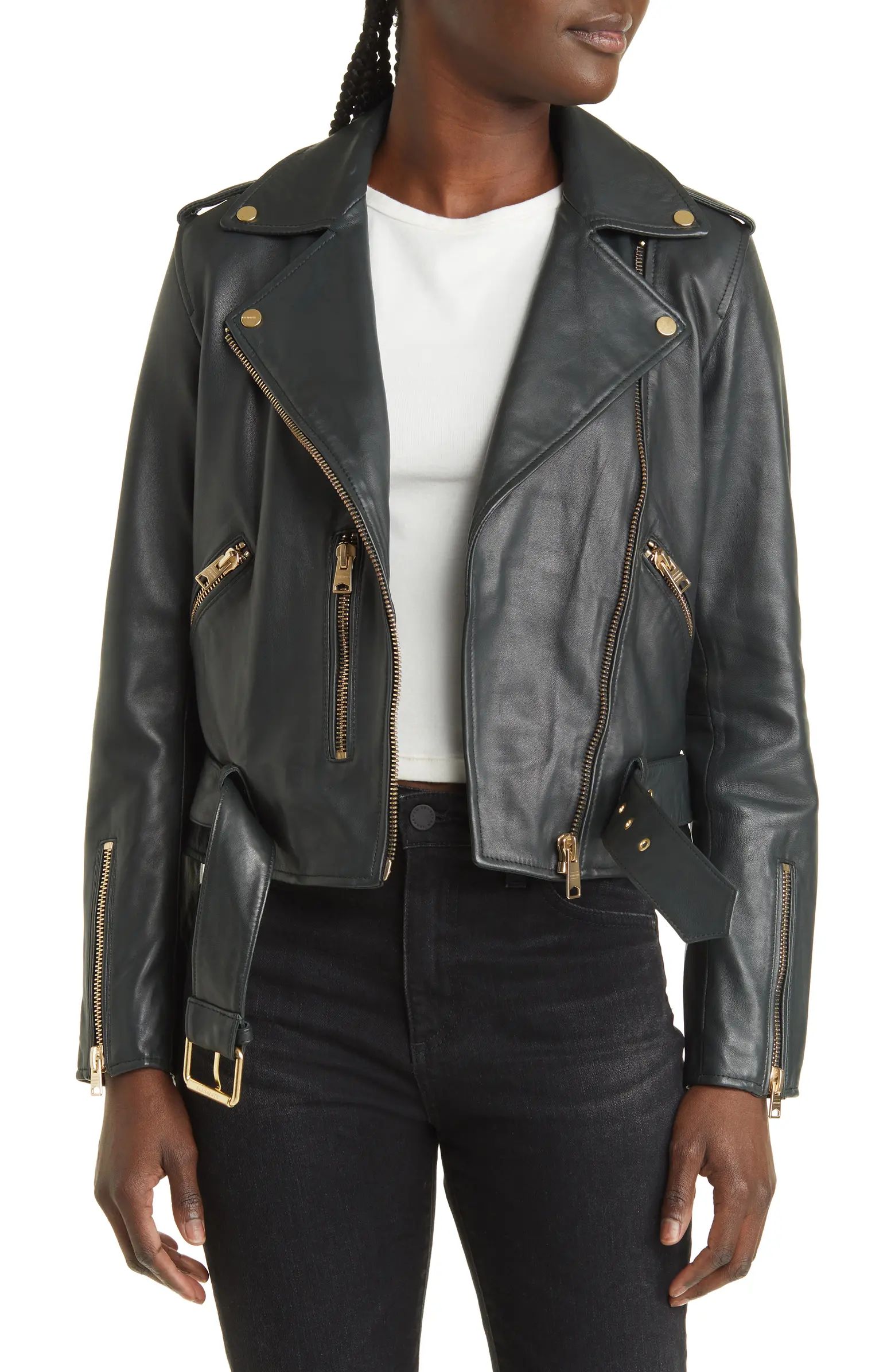 Balfern Leather Moto Jacket | Nordstrom