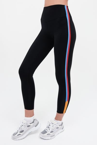 Monah High Waist Techflex 7/8 - Black/Cloudy Sky | SPLITS59 | Splits59.com