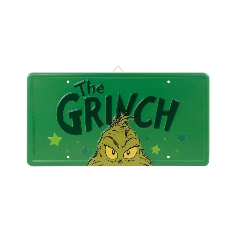 GRINCH 12 INCH WALL SIGN | Walmart (US)