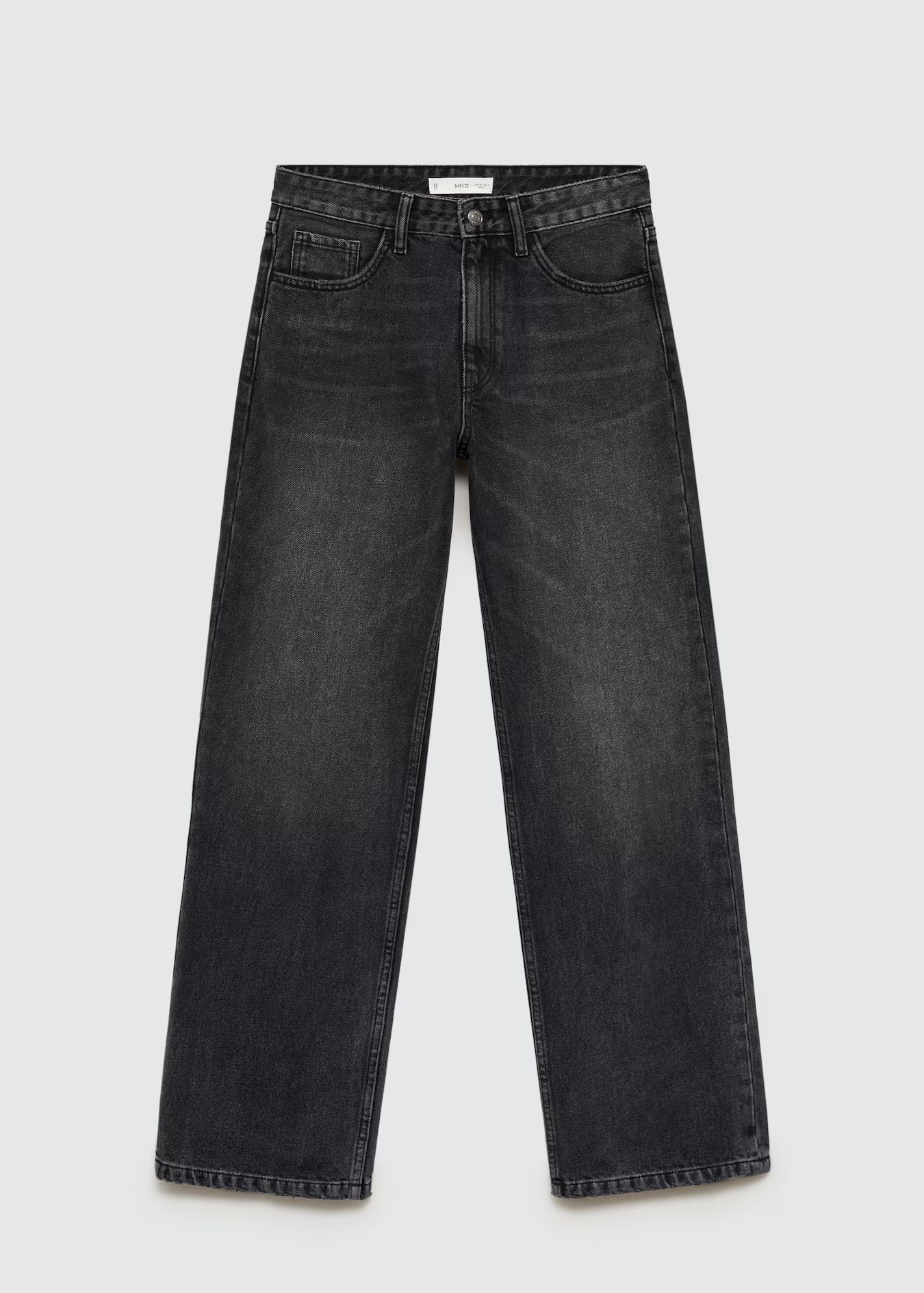 Miami medium-rise straight-fit jeans | MANGO (UK)