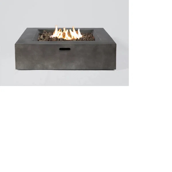 Latitude 12'' H Concrete Outdoor Fire Pit Table | Wayfair North America