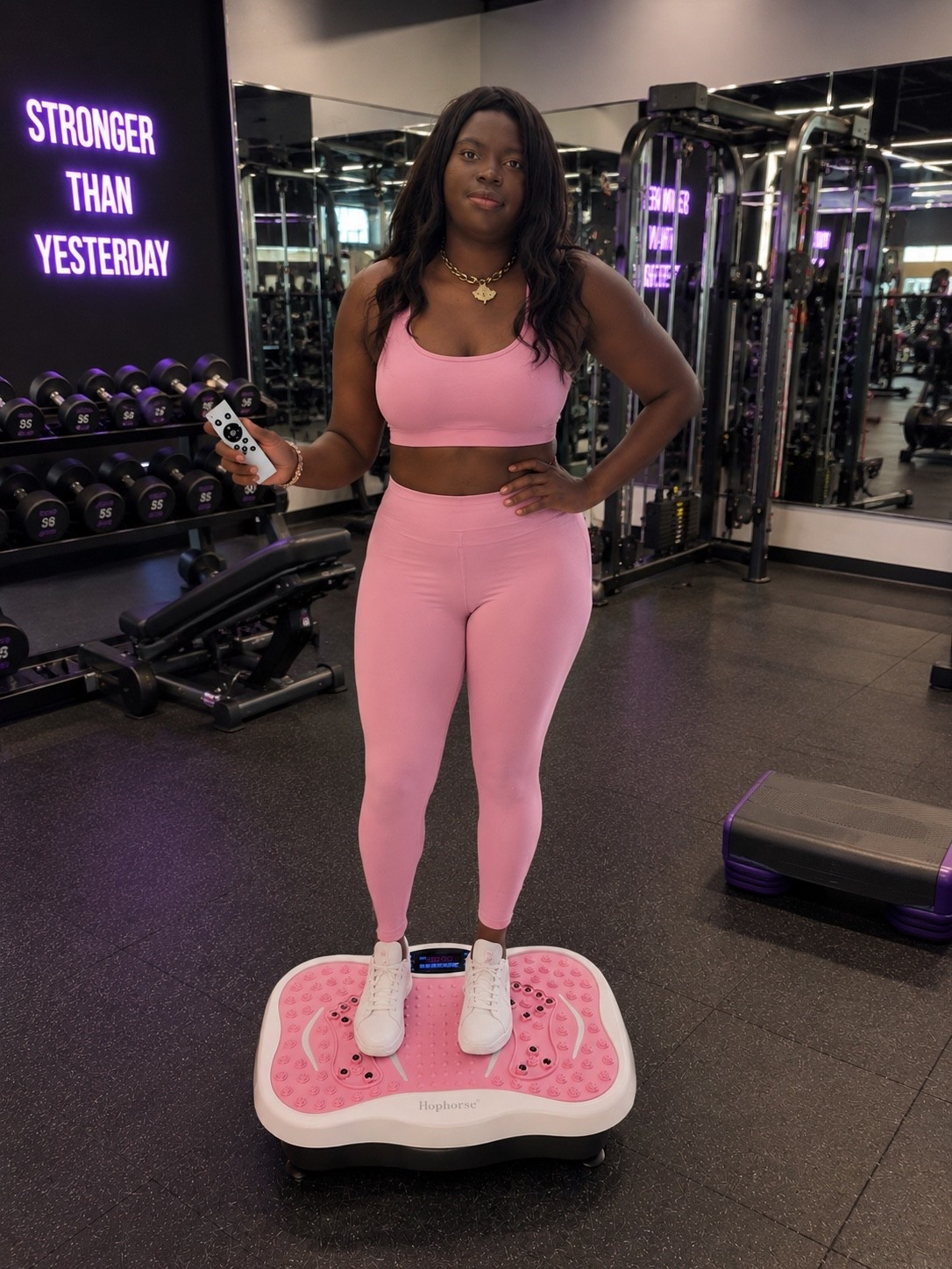 You need this vibration plate

#LTKdayinmylife #LTKfitnessgoals #LTKmorningroutine