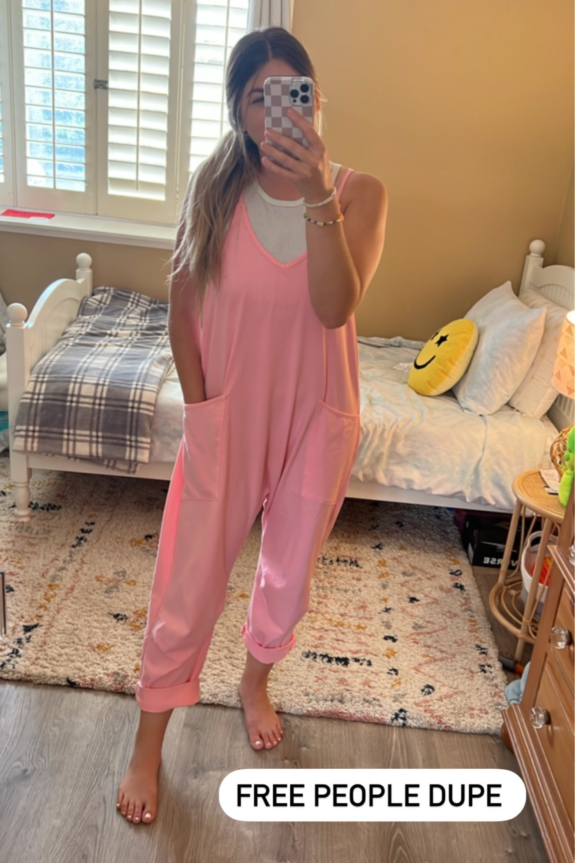 The BEST romper from Amazon 🤩 the material is so good it comes in a bunch of different colors I am wearing size medium tts with an oversized look! Will be super cute as a bathing suit cover up too ! 

Would be SO cute with a bump too 😍 

#amazon #amazonfinds #amazonmusthaves #summer 

#LTKFind #LTKunder50 #LTKSeasonal