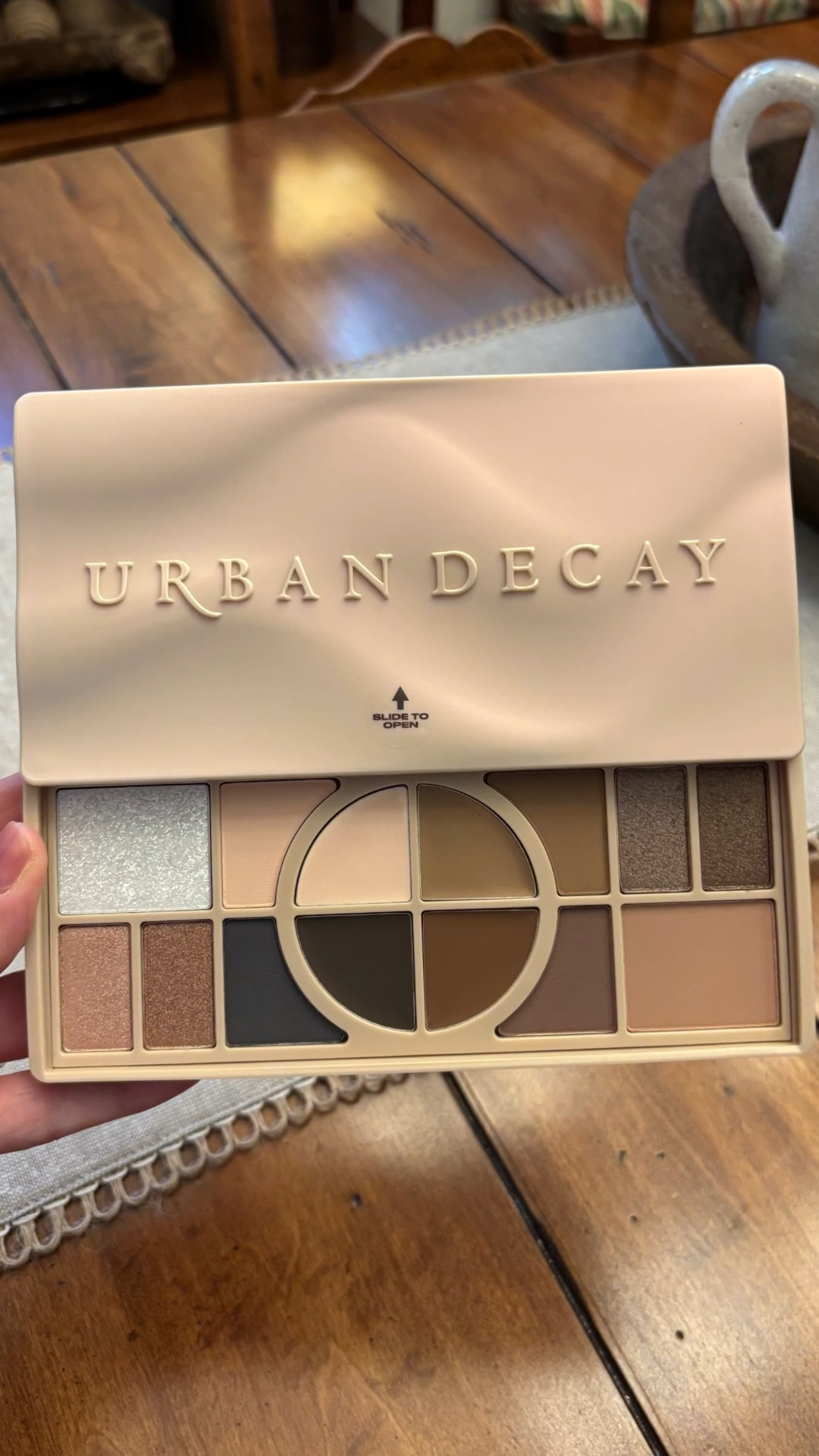 This new Urban Decay palette has a combination of powder and cream shadows.