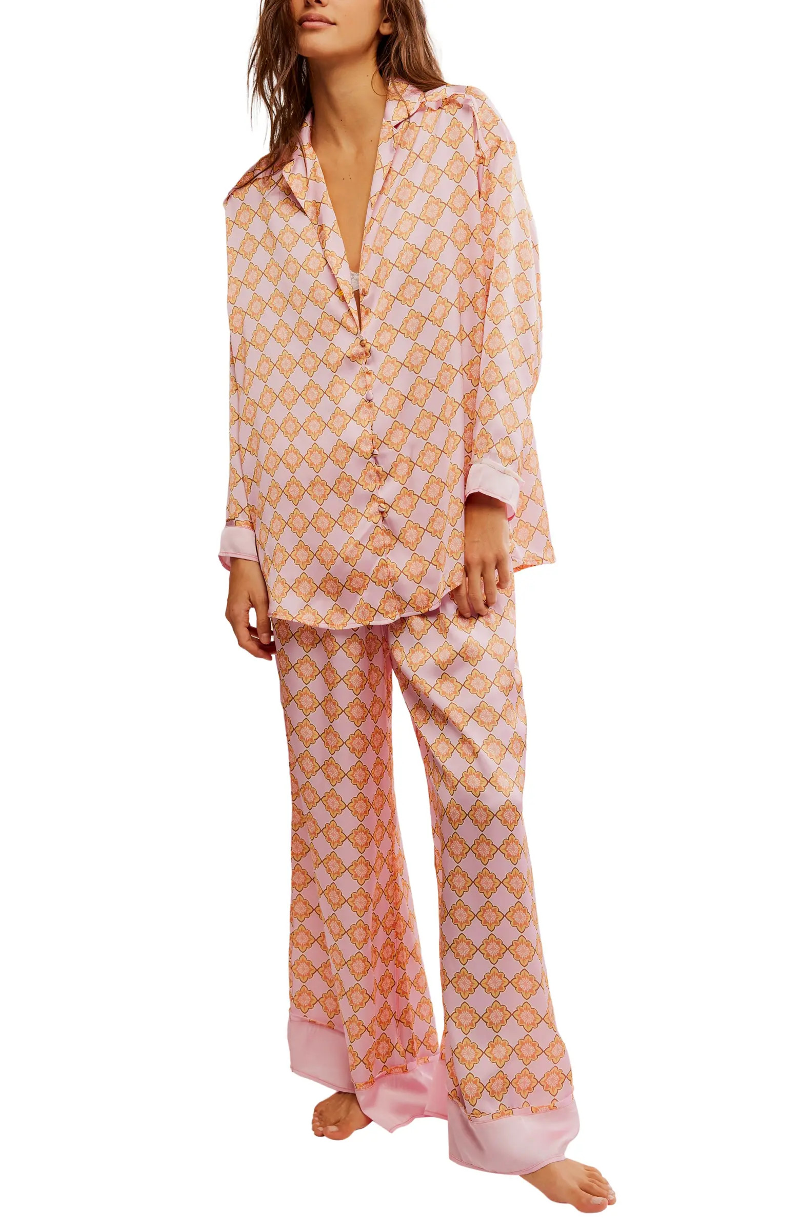Free People Dreamy Days Print Pajamas | Nordstrom | Nordstrom