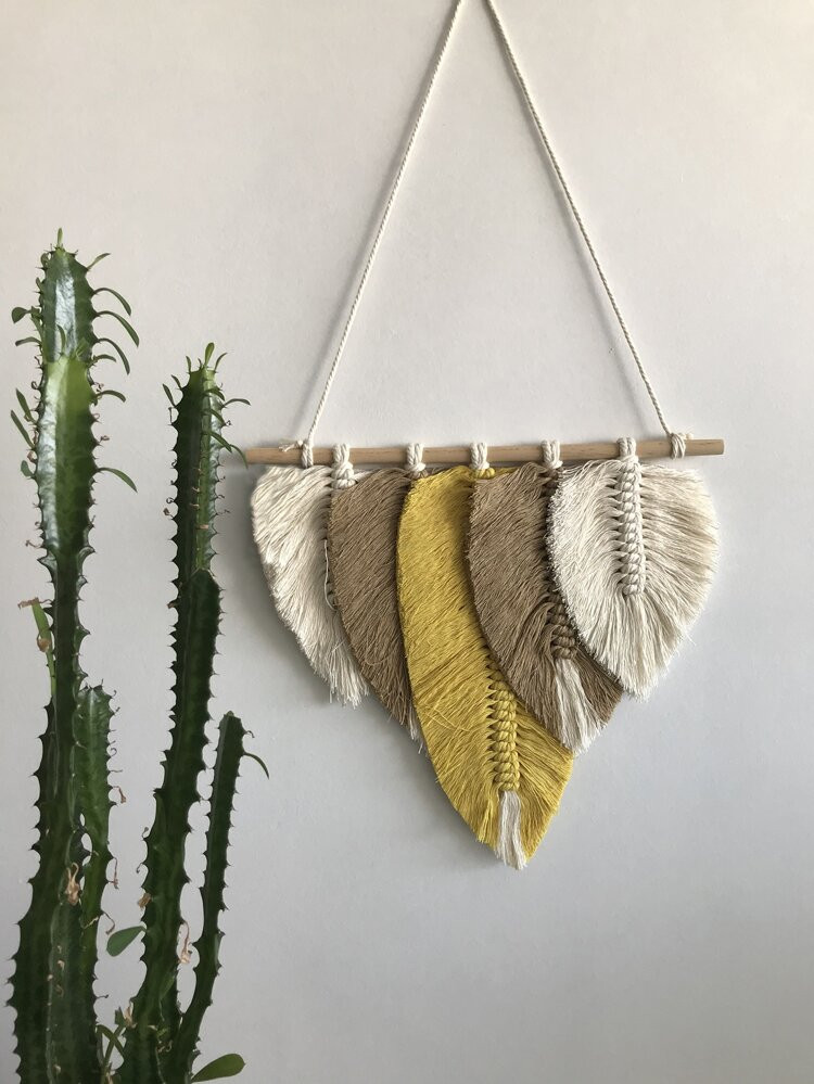 Rope Woven Leaf Wall Decor | SHEIN
