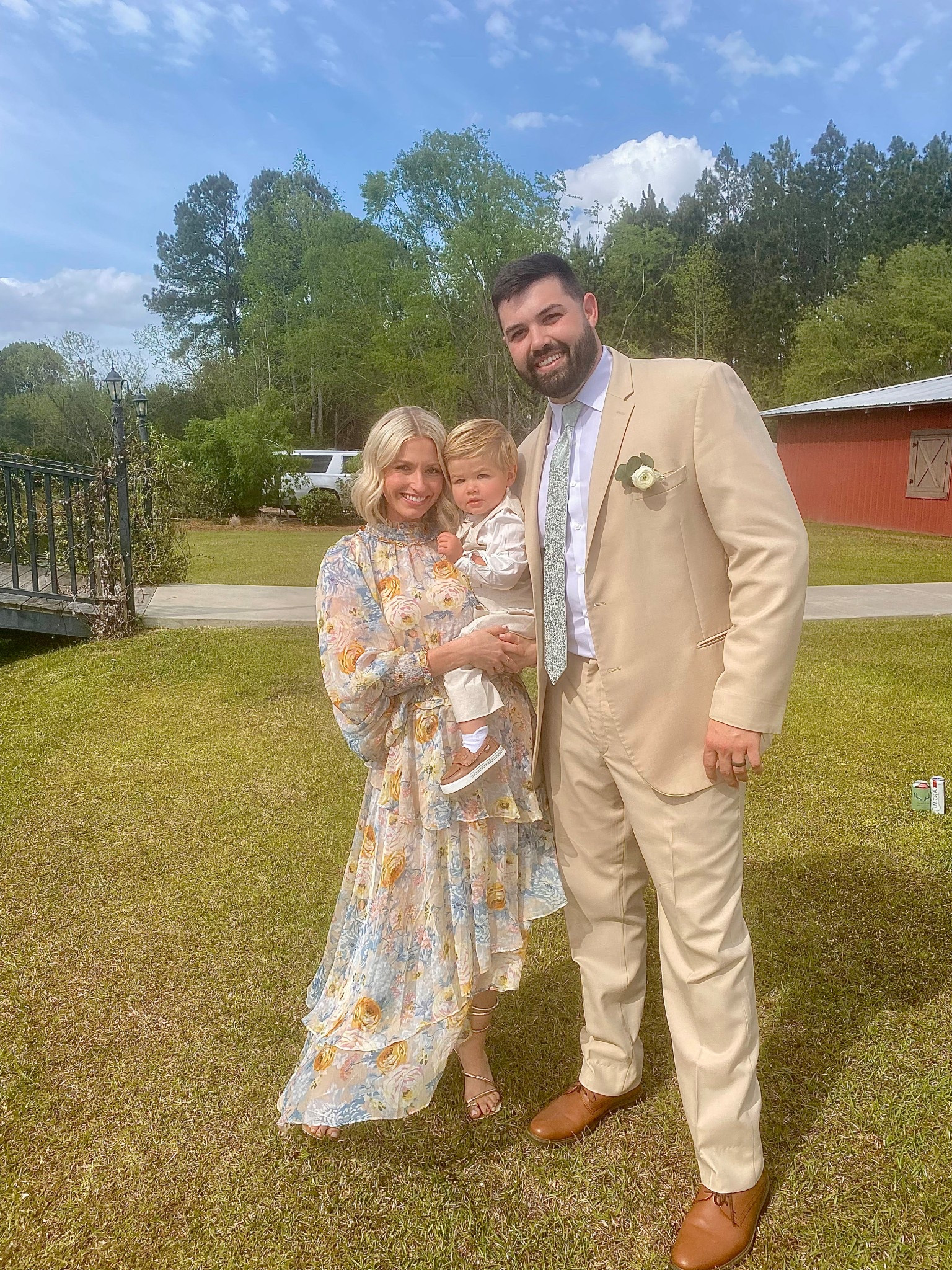 Spring wedding season! Dress stretchy enough for the bump!

#LTKFamily #LTKBump #LTKStyleTip