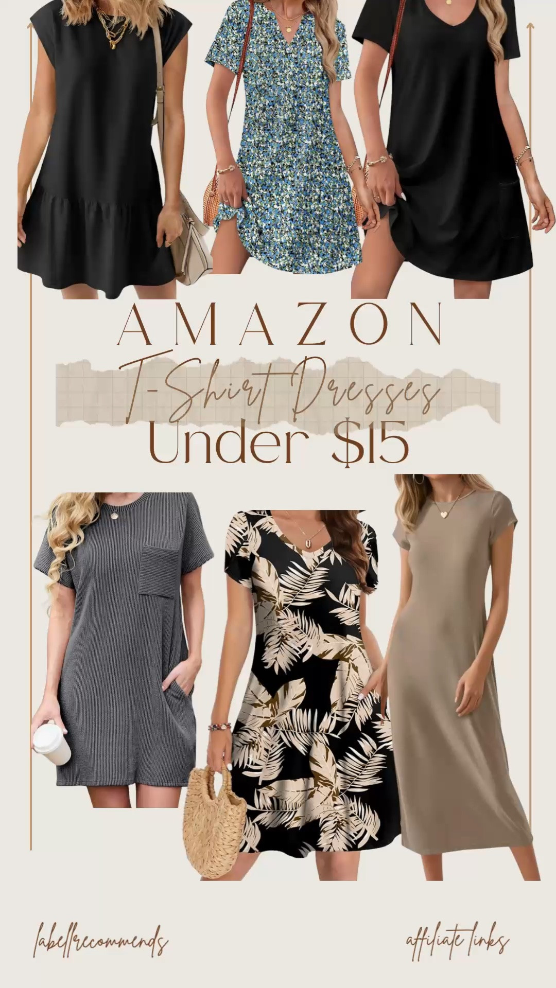 Amazon tee shirt dresses under $15

#teeshirtdresses #amazonfashion #casualdresses #amazondresses

Tee shirt dresses, Amazon casual dresses, everyday dresses, OOTD, throw on and go dresses, dresses under $15, affordable dresses#LTKFindsUnder50