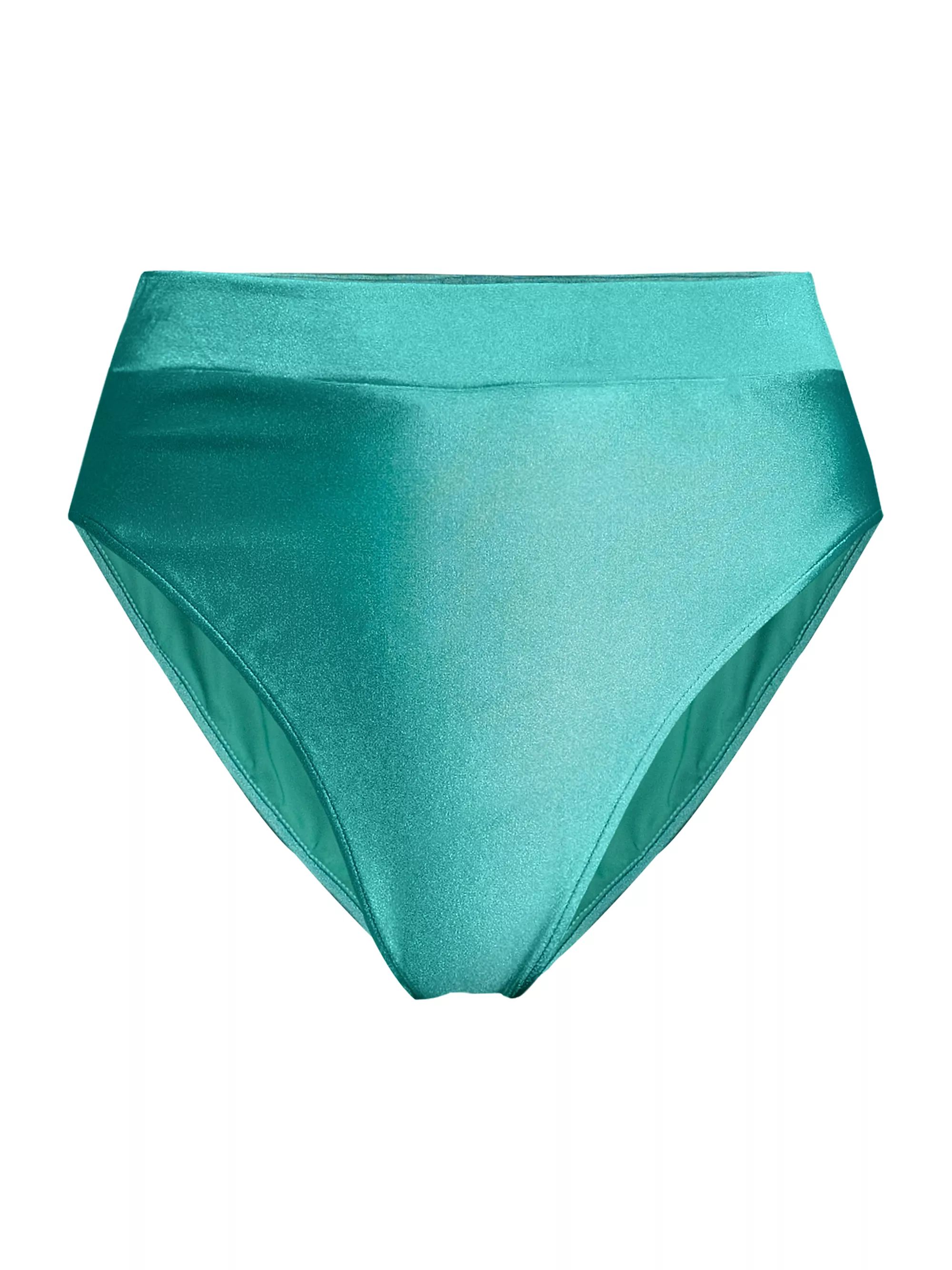 Satin High-Leg Bikini Bottom | Saks Fifth Avenue