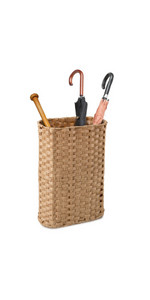 MadeTerra Wicker Narrow Umbrella Stand | Freestandling Tall Basket for Multi Purposes - Floor Wov... | Amazon (US)