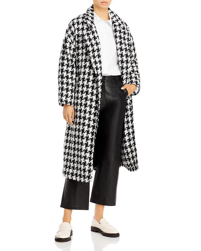 Belted Houndstooth Coat | Bloomingdale's (US)