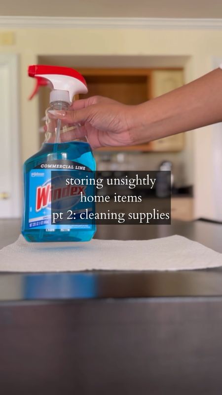 Storage solution for liquid cleaning products!

#LTKhome #LTKVideo