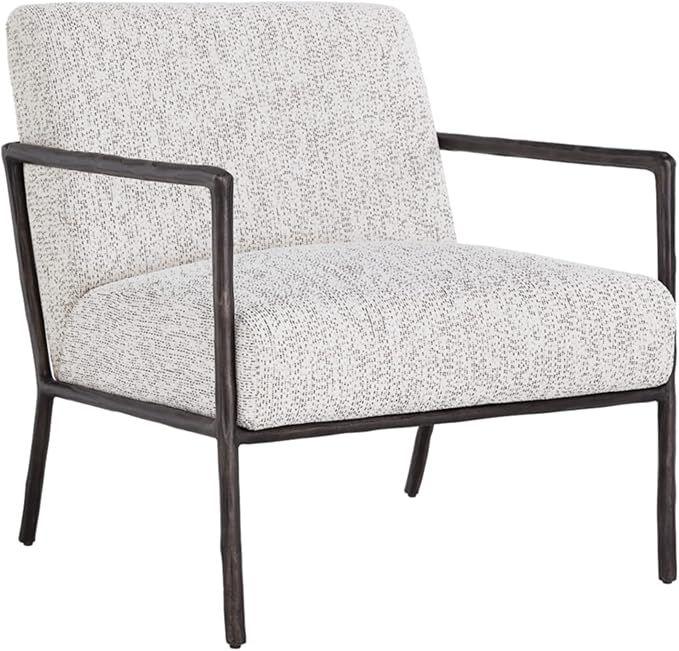 Signature Design by Ashley Ryandale Modern Accent Chair, White | Amazon (US)