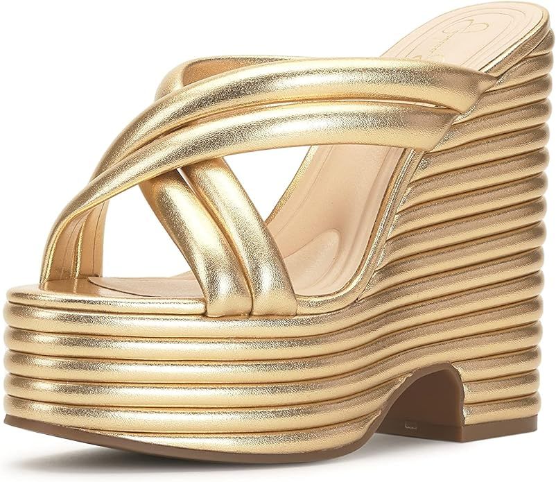 Jessica Simpson Women's Citlali Platform Wedge Sandal | Amazon (US)