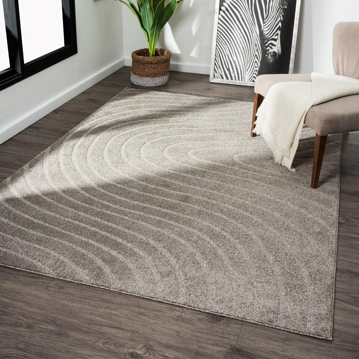 Luxe Weavers Modern Geometric Wave Area Rug | Target