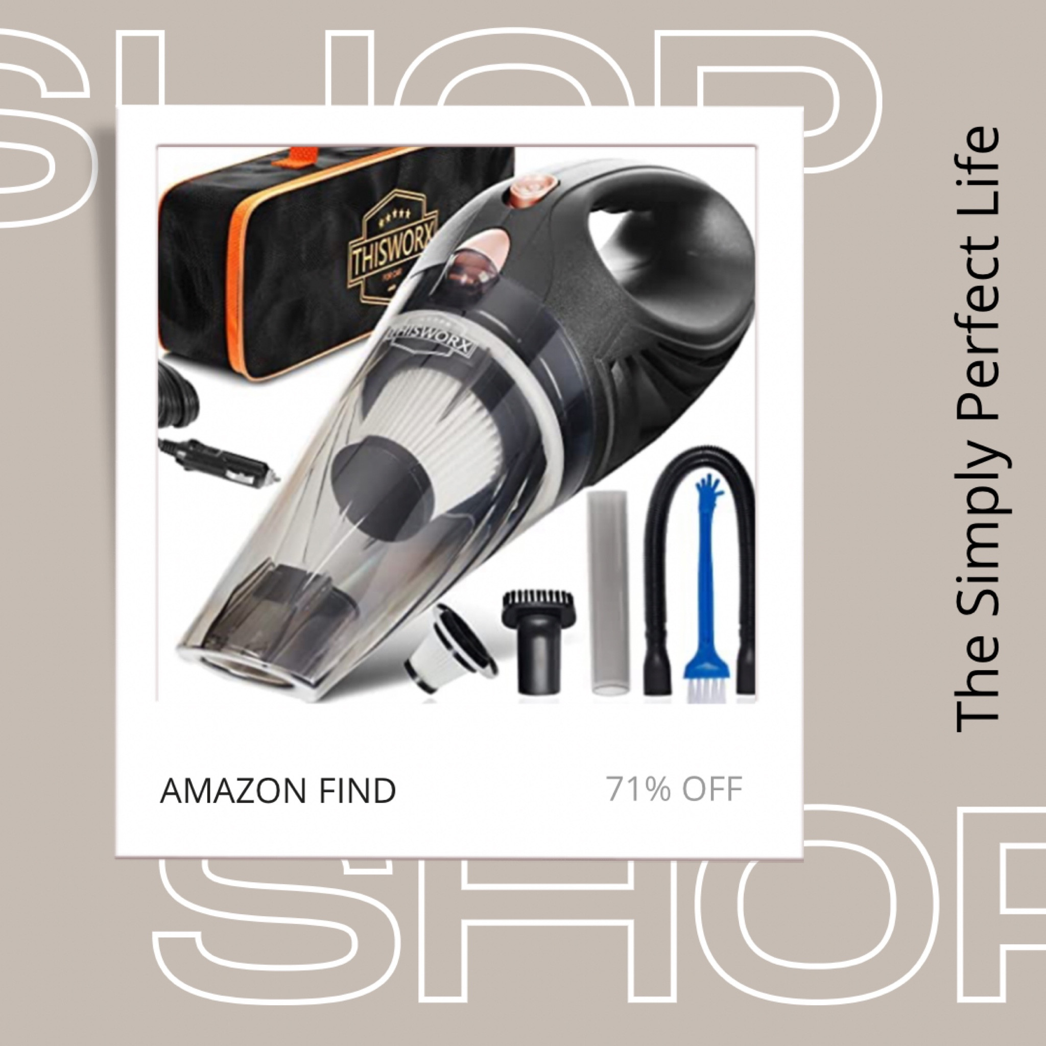 AMAZON DEAL: Portable Vacuum Cleaner! 71% off, no coupon needed. 

#LTKsalealert #LTKunder50 #LTKhome