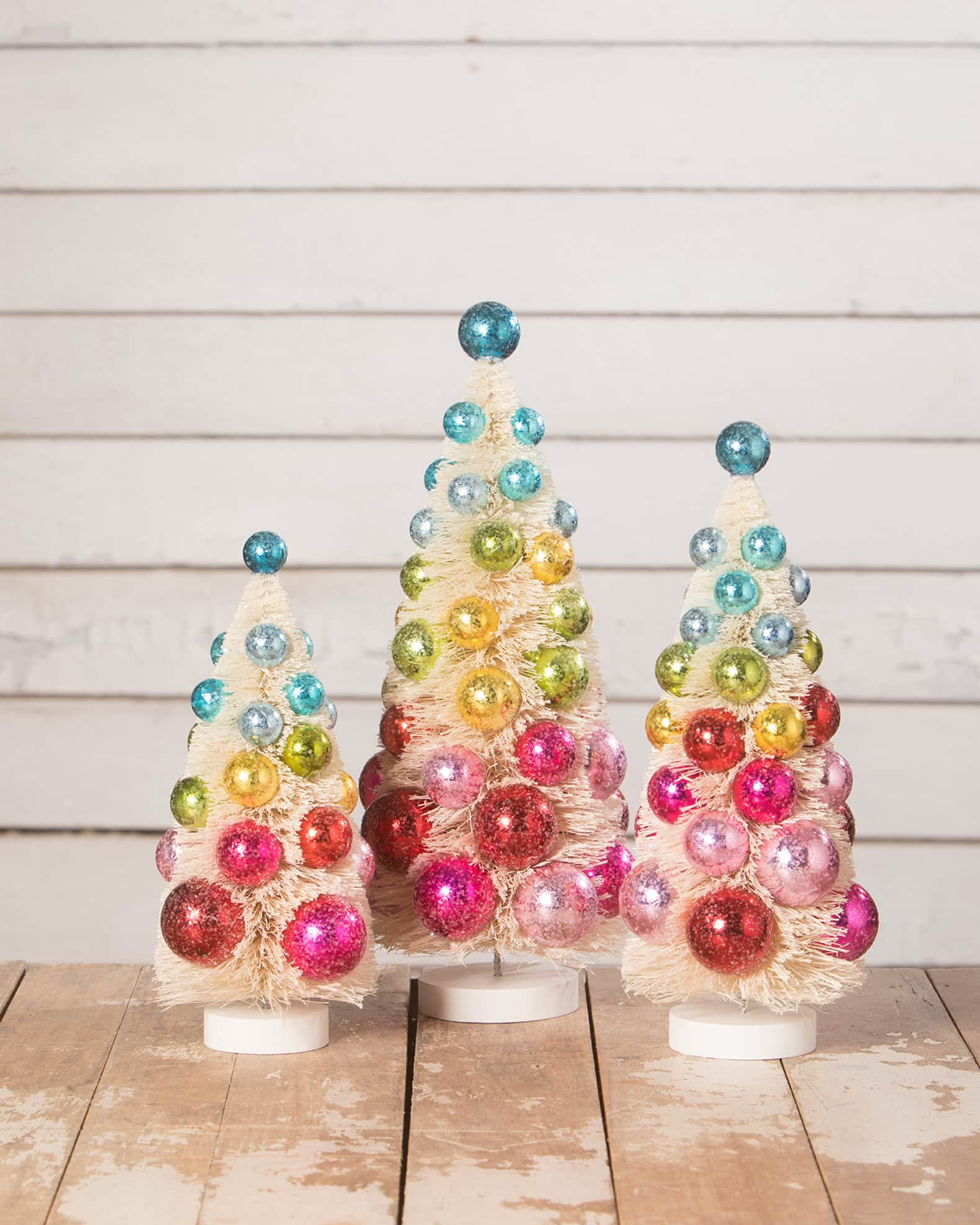 Bright Hues Polka Dot Trees, Set of 3 | Neiman Marcus