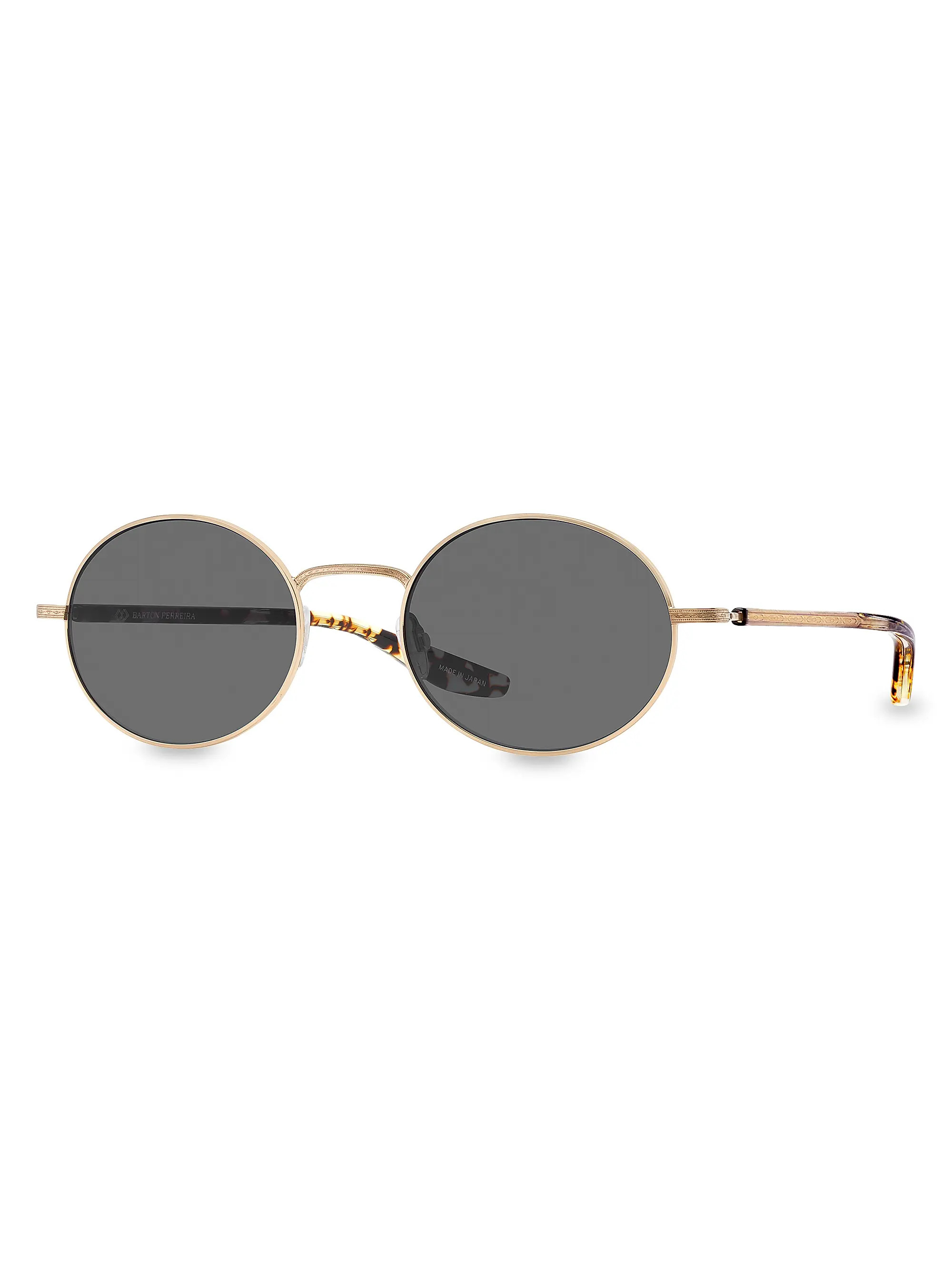 Anamcara 52MM Round Acetate Sunglasses | Saks Fifth Avenue