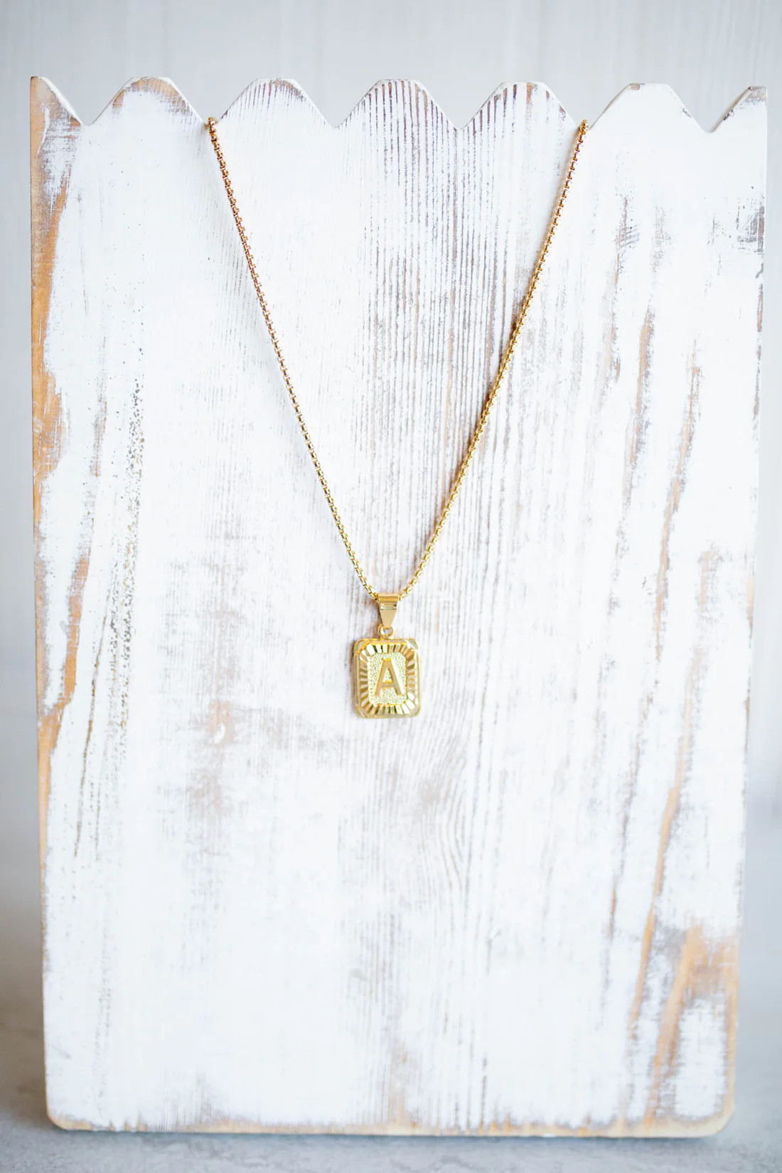 Initial Pendant Necklace | Jaxe + Grace Boutique