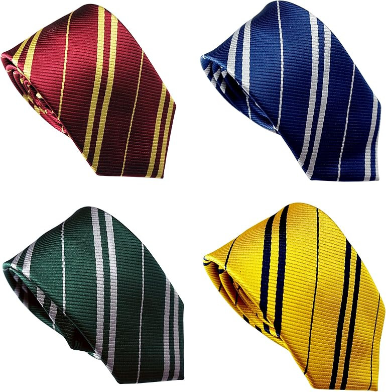 LilMents 4 Pack Pinstriped Formal Necktie Tie Set | Amazon (US)