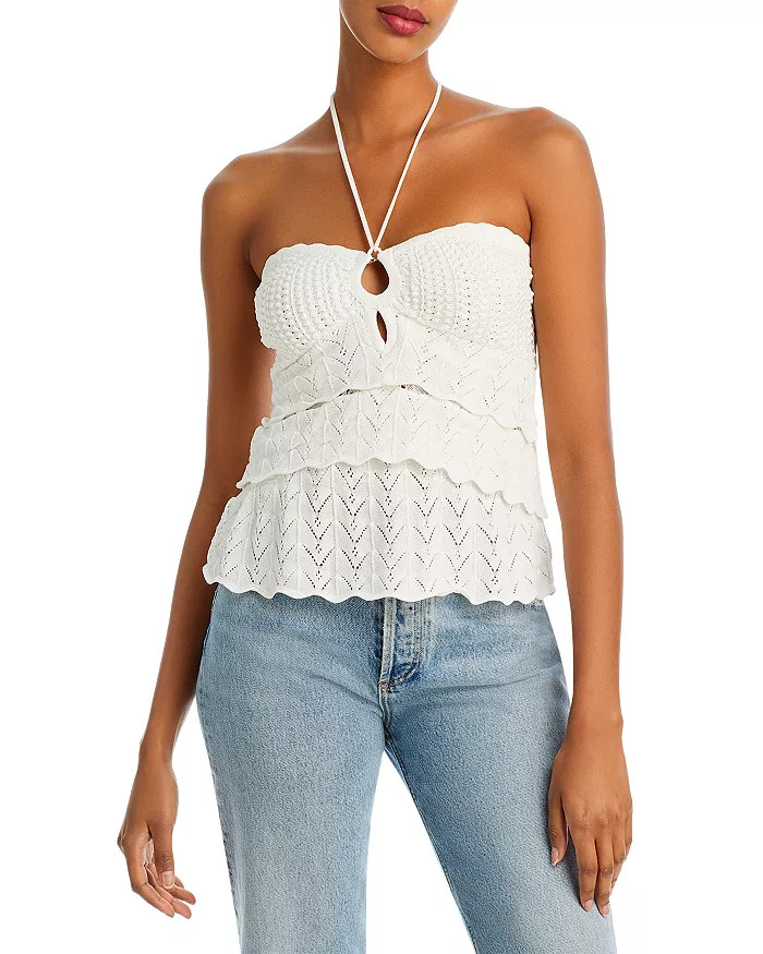 Crochet Halter Top - 100% Exclusive | Bloomingdale's (US)