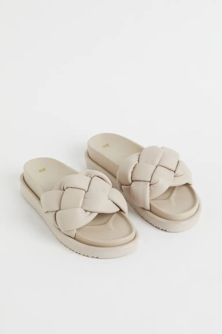 Leather Slides | H&M (US)