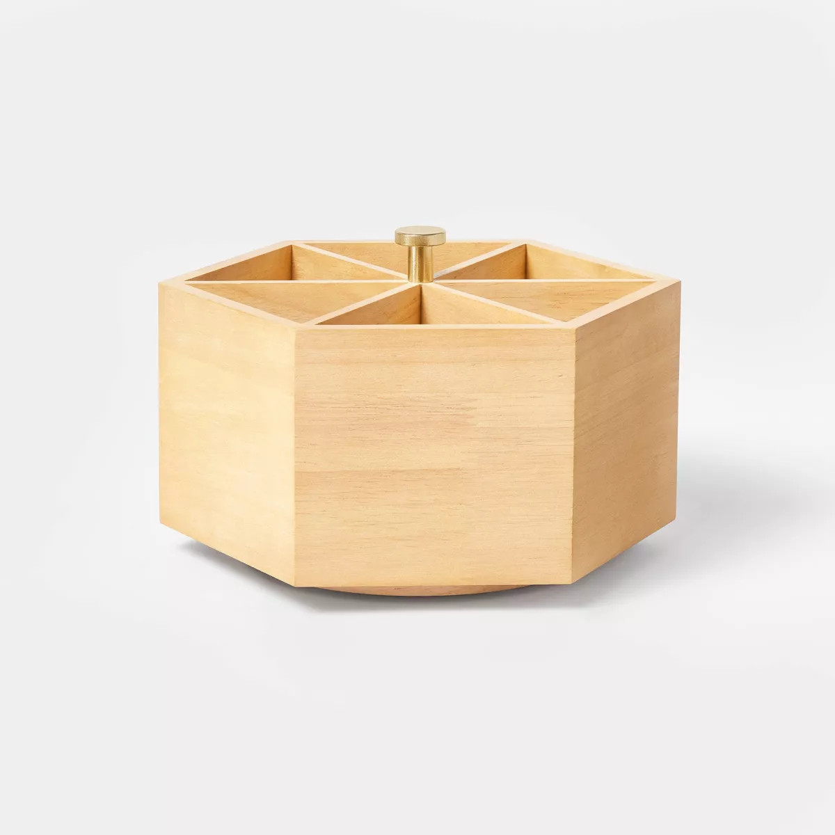 Wooden Spinning Pencil Caddy Naturals - Threshold™ | Target