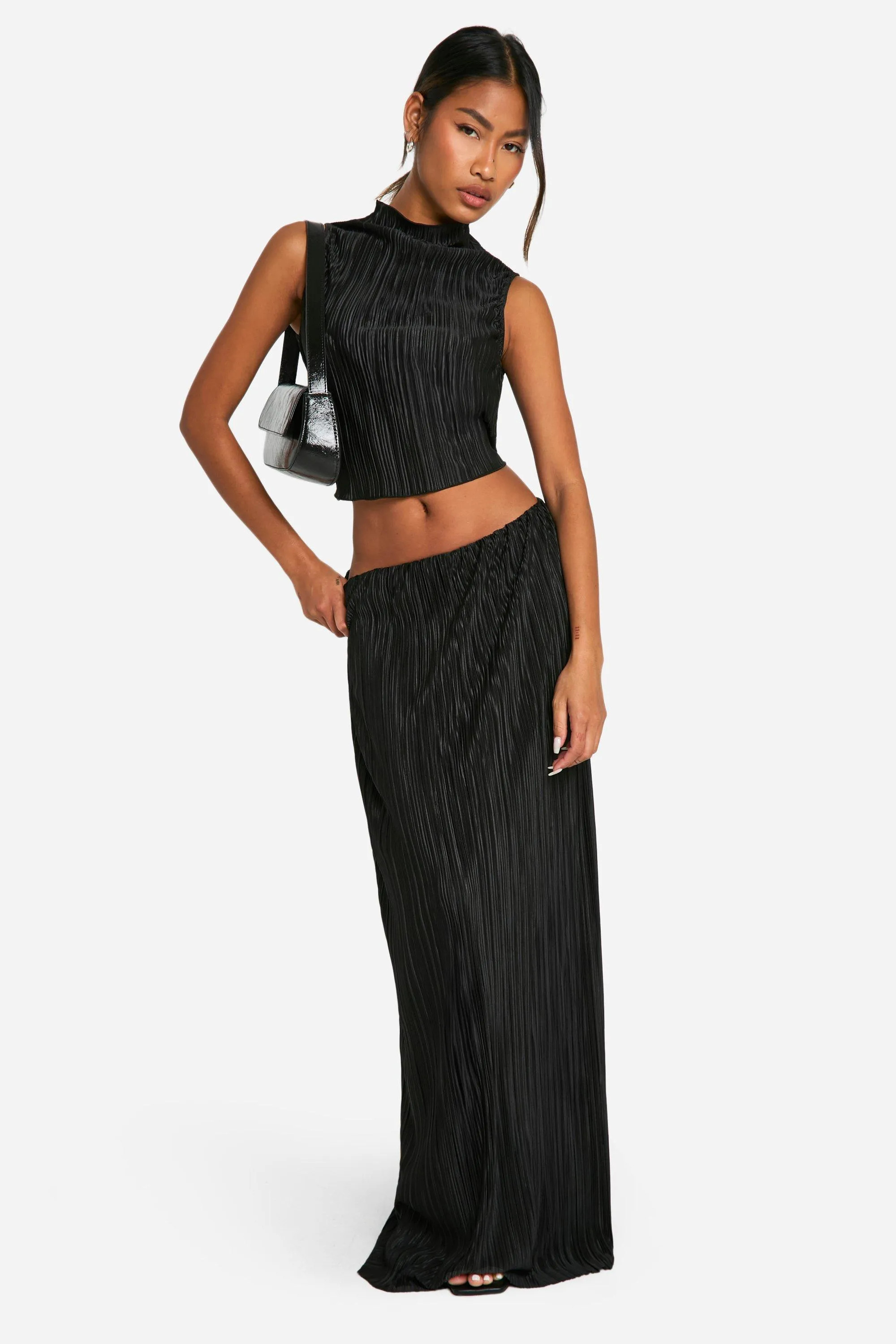 Plisse Maxi Skirt | Boohoo.com (UK & IE)