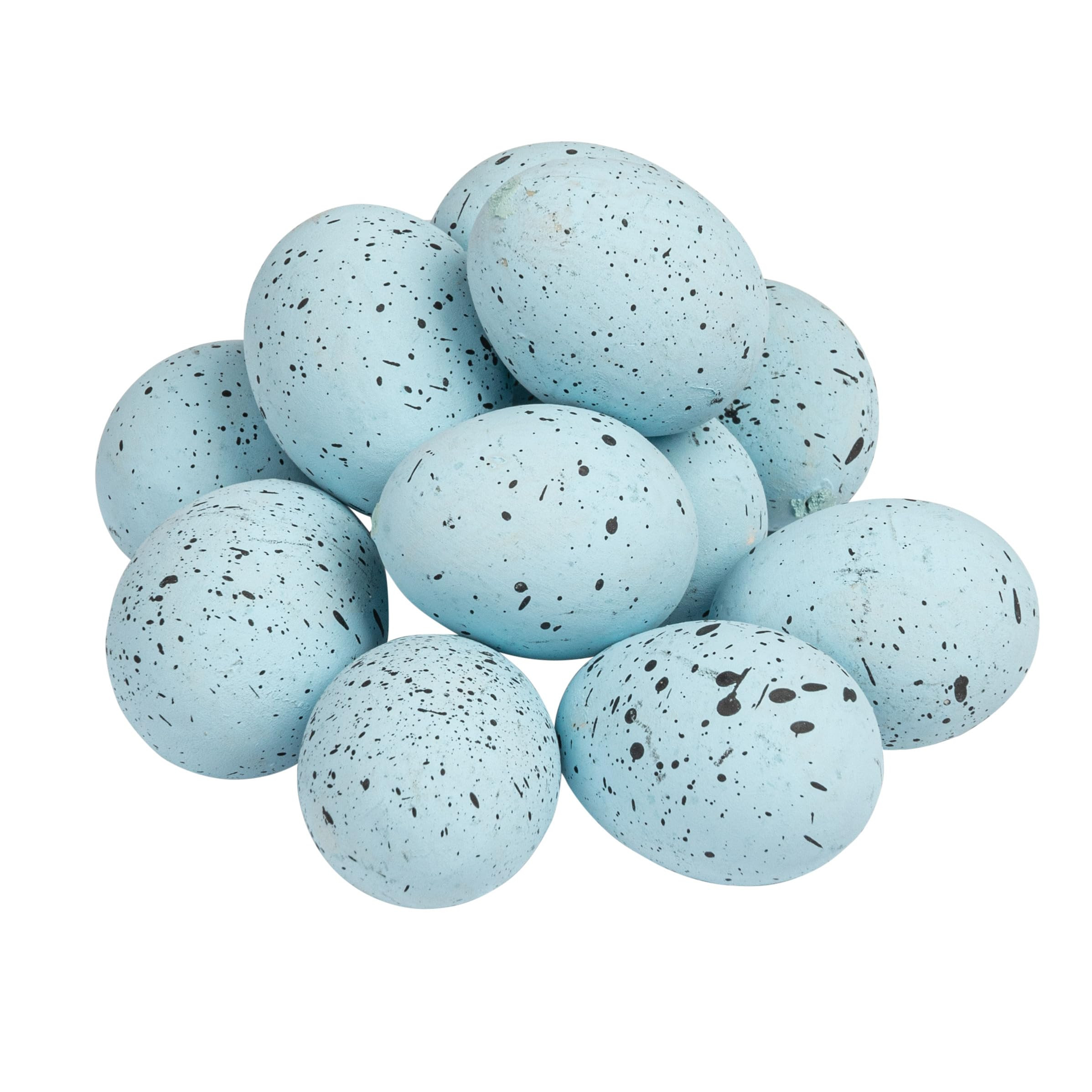 Creative Co-Op Boxed Set of 12 Blue Speckled Ceramic Robin Eggs | Amazon (US)