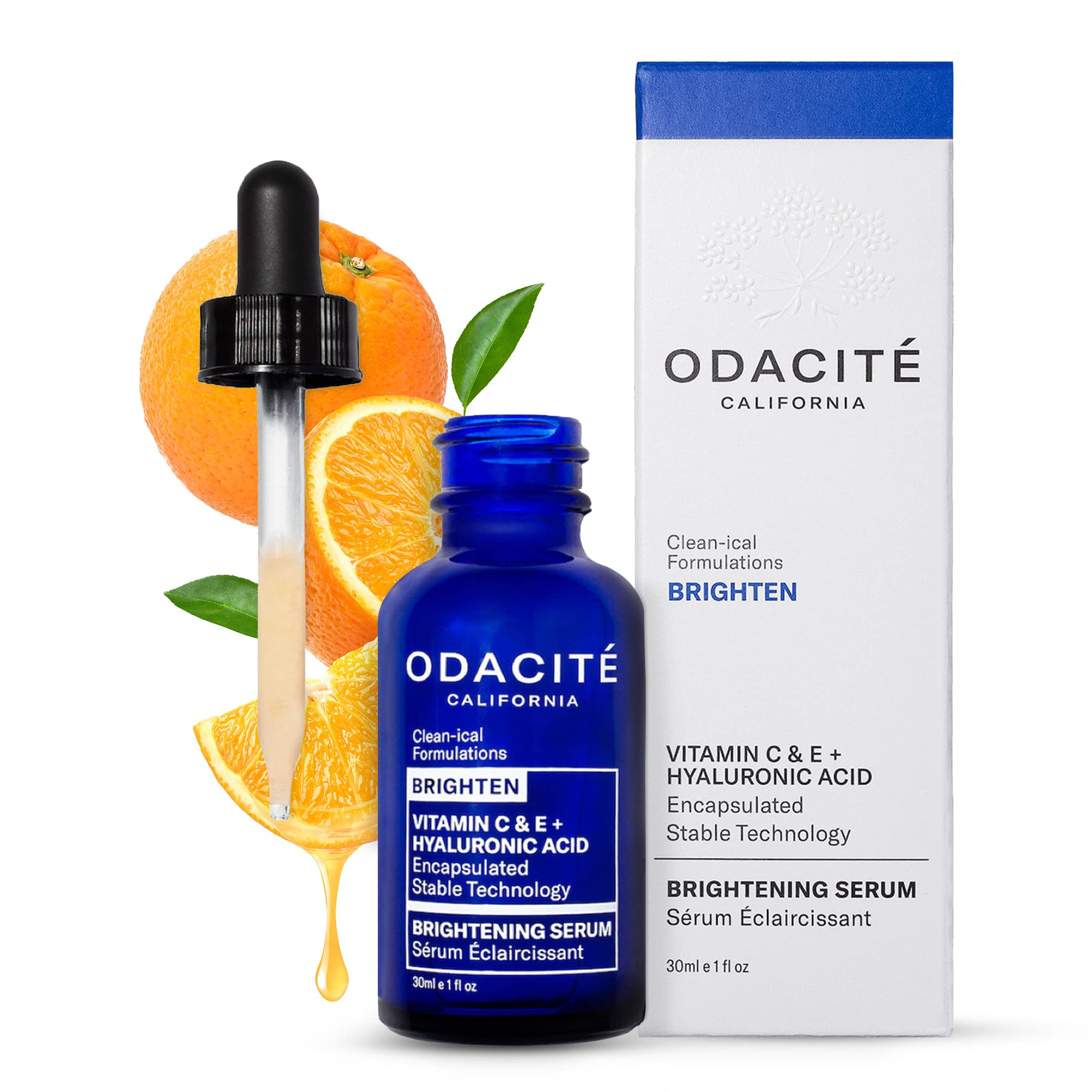 Odacite Brightening Vitamin C & Hyaluronic Facial Serum - Anti-Aging Facial Serum Targets Loss of... | Amazon (US)