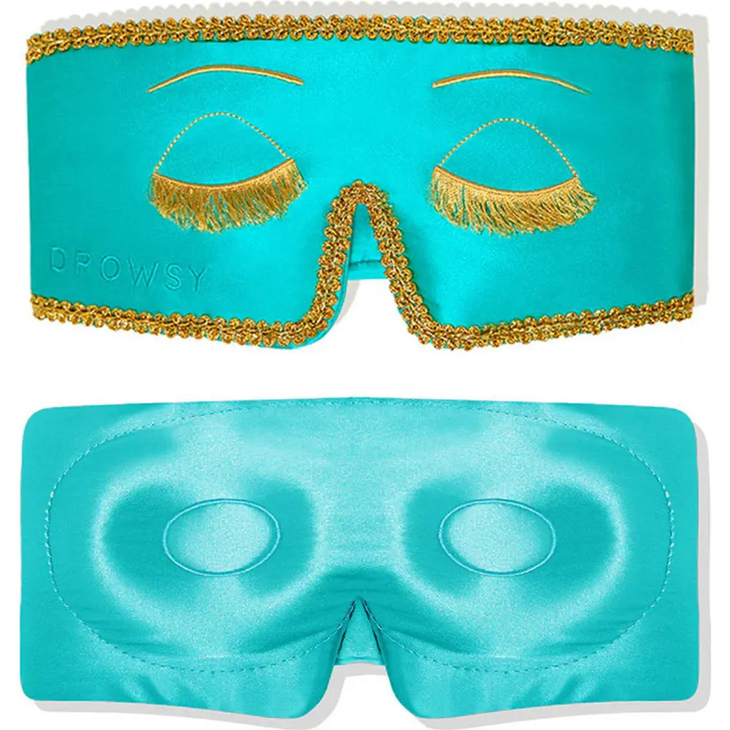 Breakfast at Drowsy Eyelash Protecting Mask in Turquoise at Nordstrom | Nordstrom