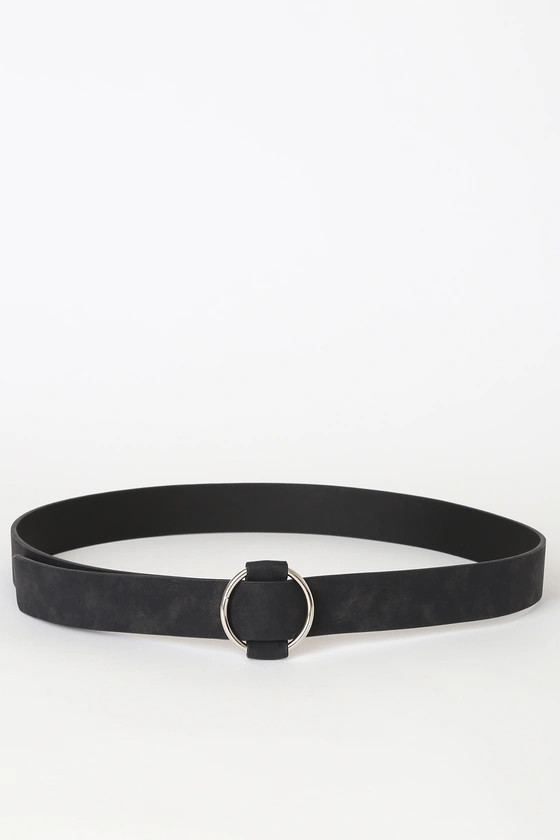 Effortless is More Black Ring Belt | Lulus (US)