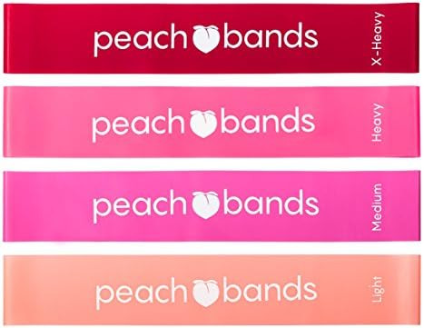 Peach Bands Resistance Bands Set - Exercise Workout Bands for Legs and Butt | Amazon (US)