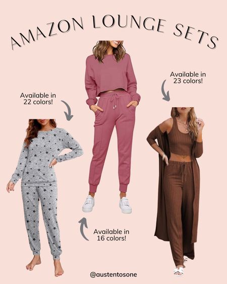 Do you have plans to live in lounge sets this winter? These picks from Amazon are just what you need, all under $100. They have matching tops and bottoms and come in plenty of colors  

#LTKunder100