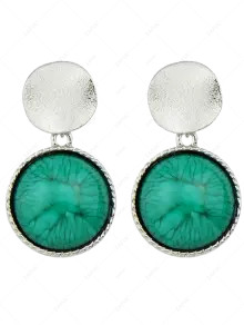 Circle Faux Gem Sequin Earrings | ZAFUL (Global)