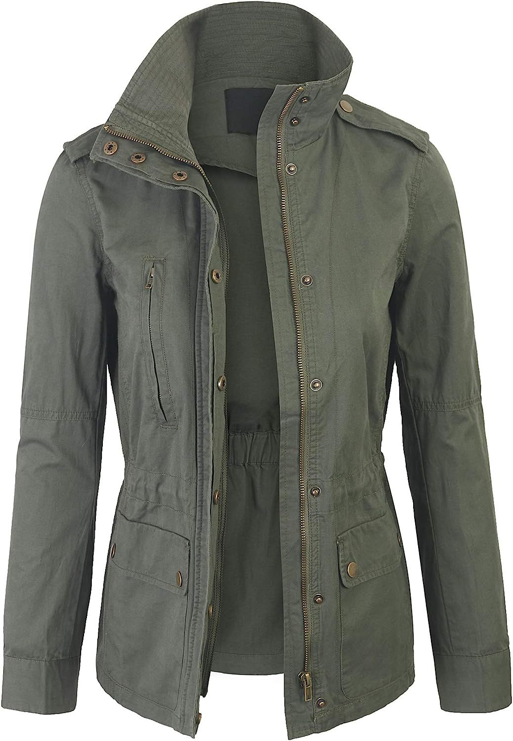 KOGMO Womens Military Anorak Safari Jacket with Pockets | Amazon (US)