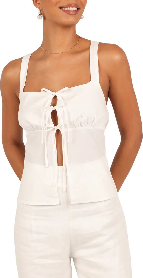 Juliette Tie Front Tank Top | Nordstrom Rack